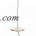 Wooden Round Disc Plate Swing Seat With Hanging Rope   570191450